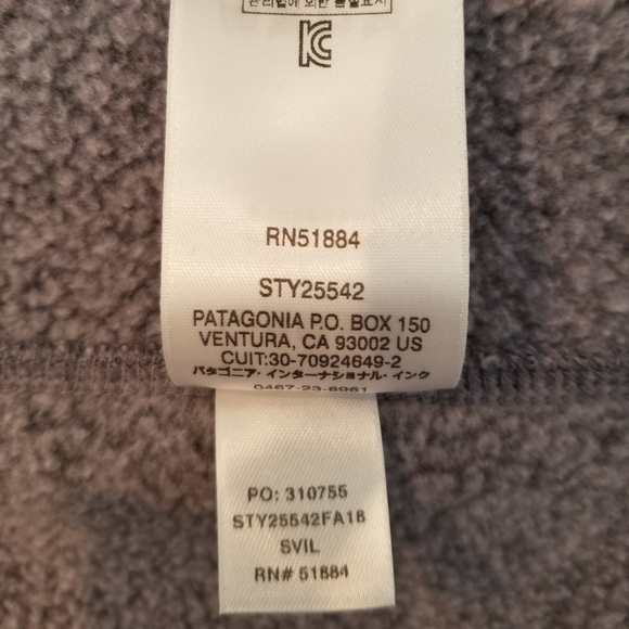 Patagonia Better Sweater W Size S Smokey Violet - Picture 7 of 7